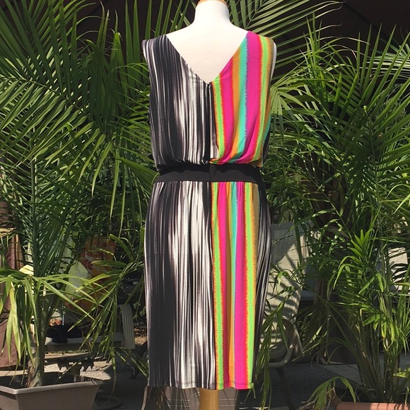 Rainbow midi dress - Picture 2 of 3